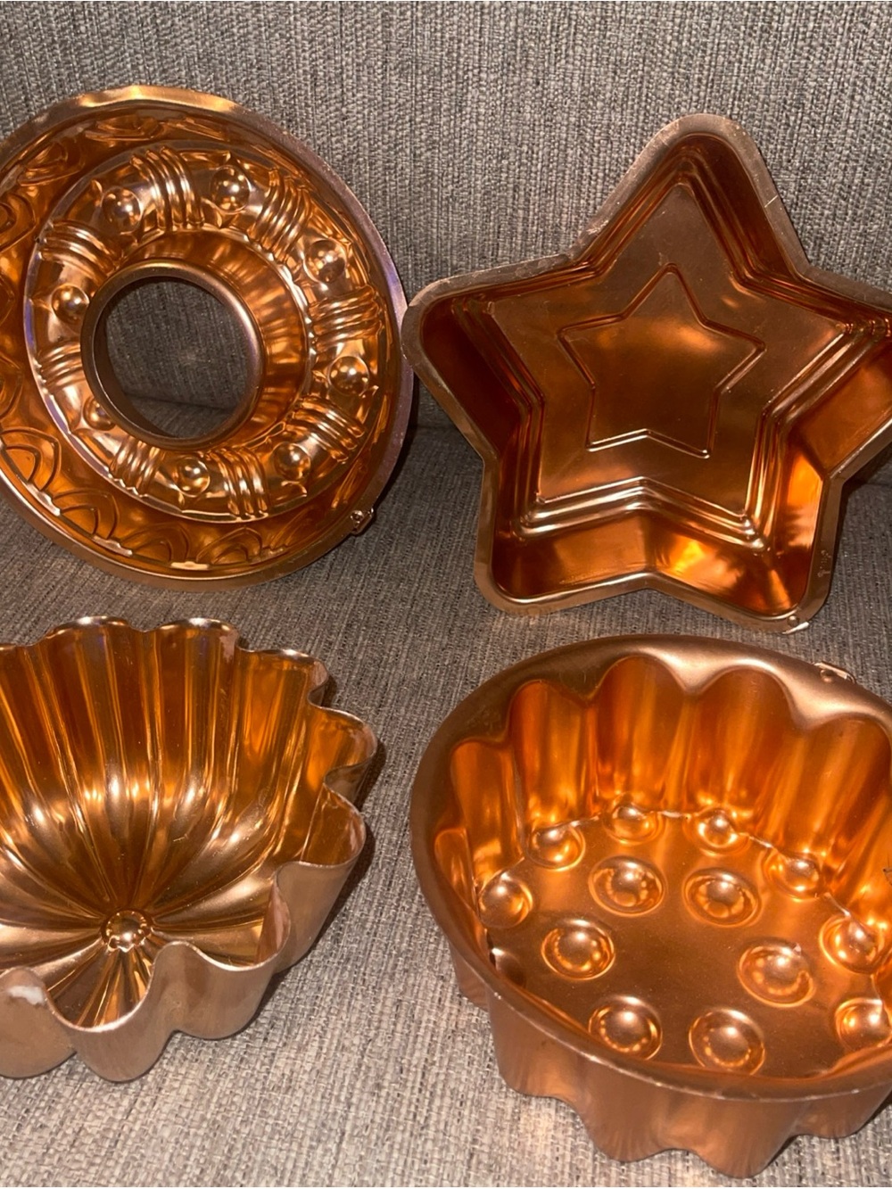 Vintage Copper Bake Ware / Jello Mold, Decorative, Cottage Core Granny Core